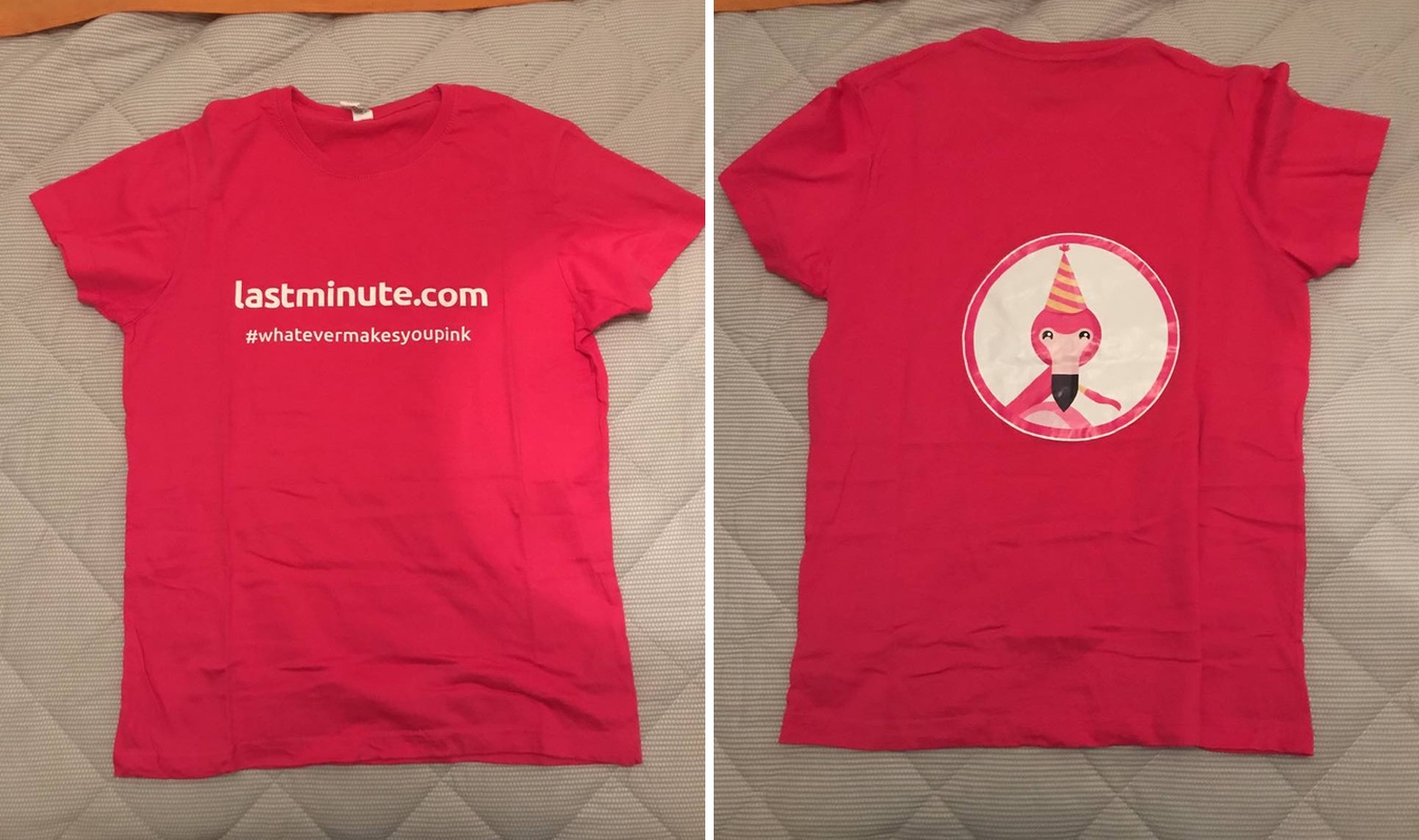 The t-shirt used during the presentation at Voxxed 2018