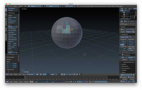 Blender Tutorial: Introduction To Basics Of Modeling - Part 2